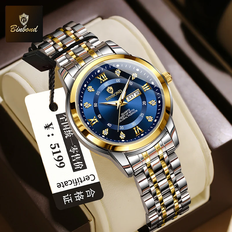 Luxury Watch Exhibition - BINBOND B7169 トップブランド 高級ファッション ビジネス レディース