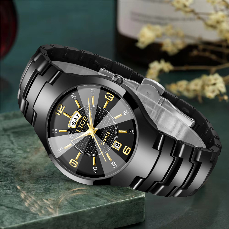 LIGE ファッションエレガントな女性の腕時計高級セラミック - Luxury Watch Straps のレビューと価格