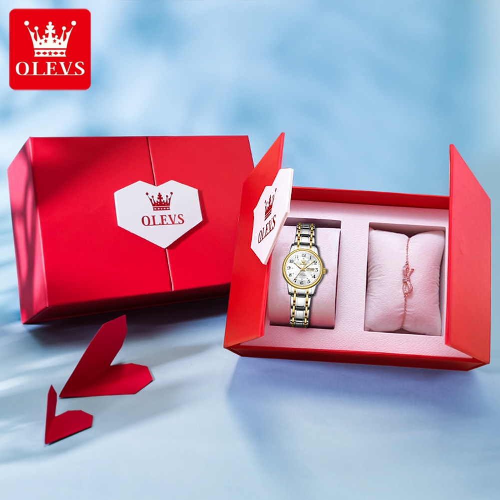 OLEVS 2891 高級ブランドファッション女性の腕時計防 - Luxury Watch Exhibition のレビューと価格