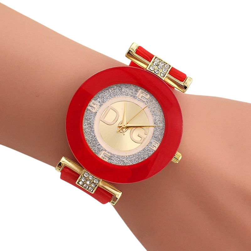女性用高級腕時計 シリコンダイヤモンド 防水クォーツ腕時計  - Luxury Watch Collection のレビューと価格