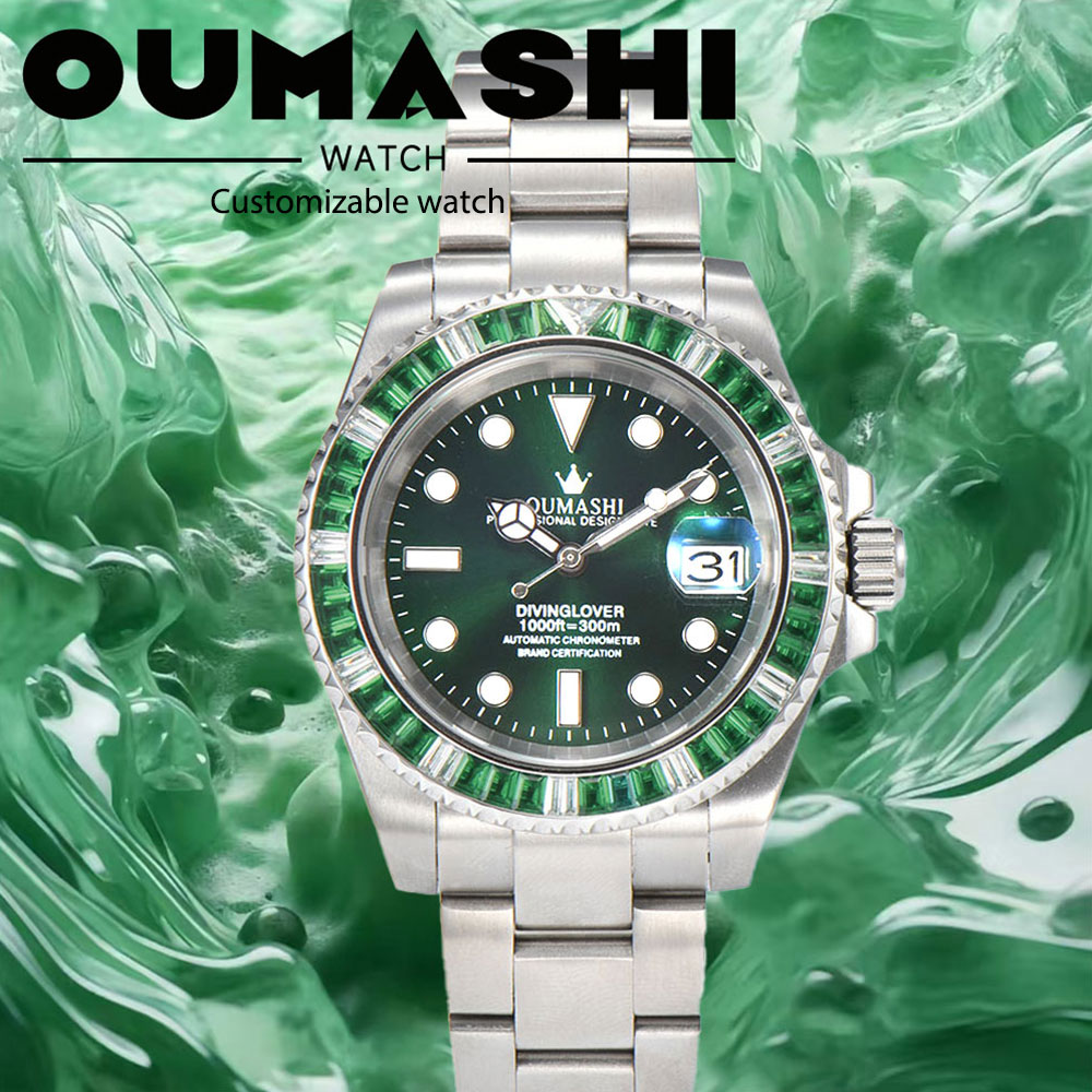 40mm 高級ダイビングメンズウォッチ NH35 ムーブメン - Luxury Watch Straps のレビューと価格