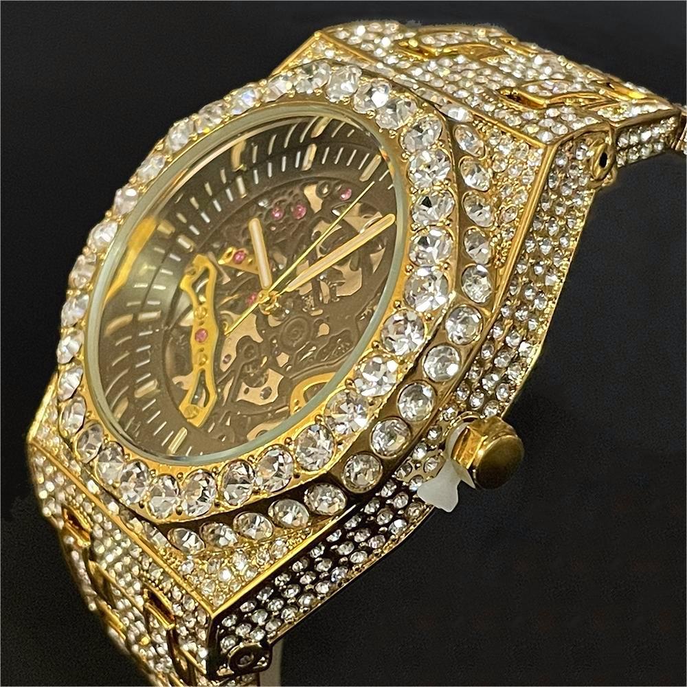 高級自動機械式時計の男性ヒップホップブランド MISSFOX - Luxury Watch And Jewelry Brand のレビューと価格