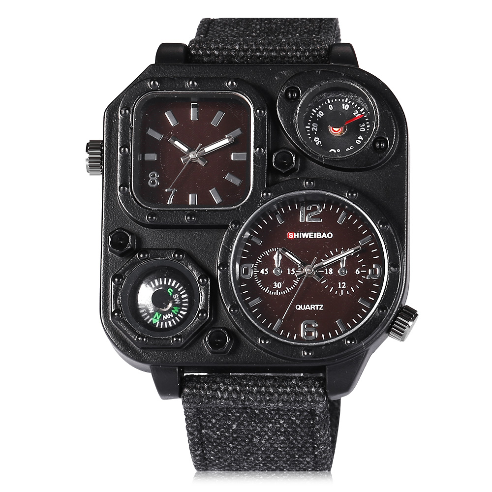 クォーツメンズウォッチトップブランドの高級キャンバスストラッ - Luxury Watch Exhibition のレビューと価格
