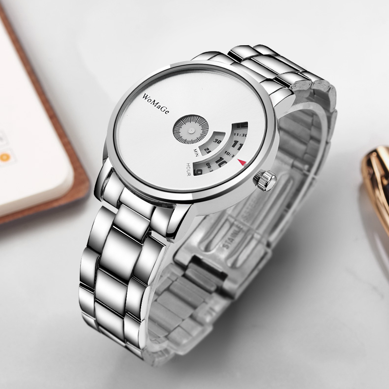 Wome-男性用腕時計,クォーツ,ユニークなスタイル,デザイ - Luxury Watch Exhibition のレビューと価格