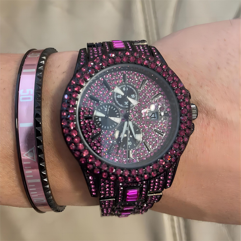 熱い販売レッドアイス腕時計男性ファッションブランド UNIG - Luxury Watch And Jewelry Brand のレビューと価格