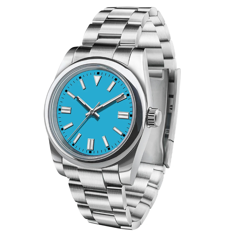 カスタムロゴメンズ腕時計サファイア高級NH35/ミヨタ自動機 - Luxury Watch Straps のレビューと価格